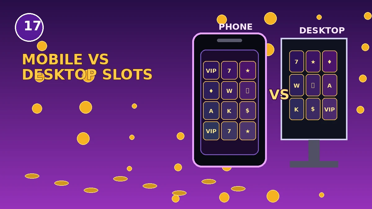 Mobile vs Desktop Slots original mobile slot illustration