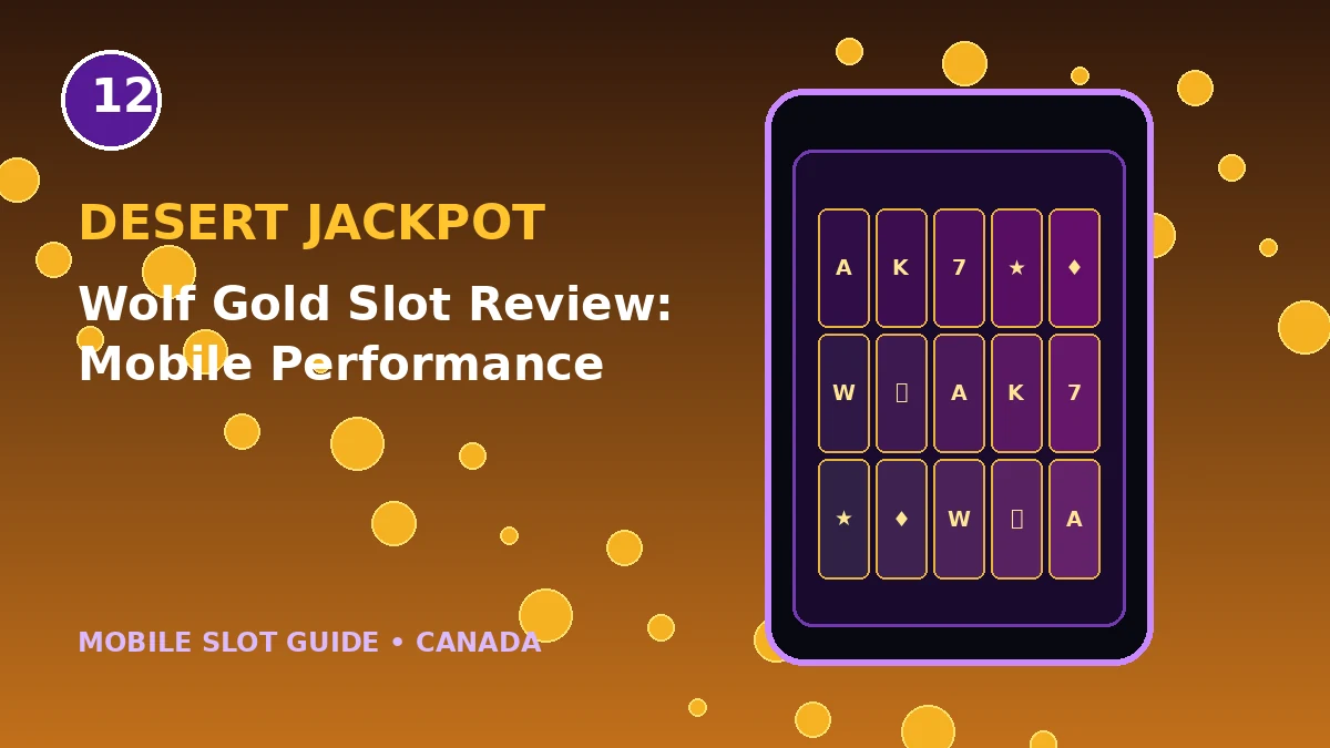 Wolf Gold Slot Review for Mobile Players original mobile slot illustration