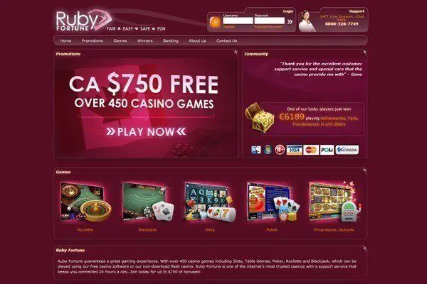 Ruby Fortune review visual 2