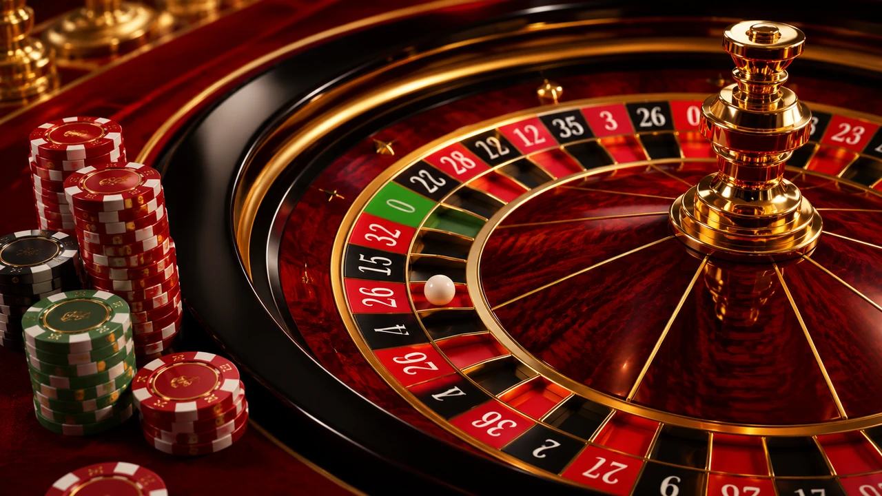European roulette wheel