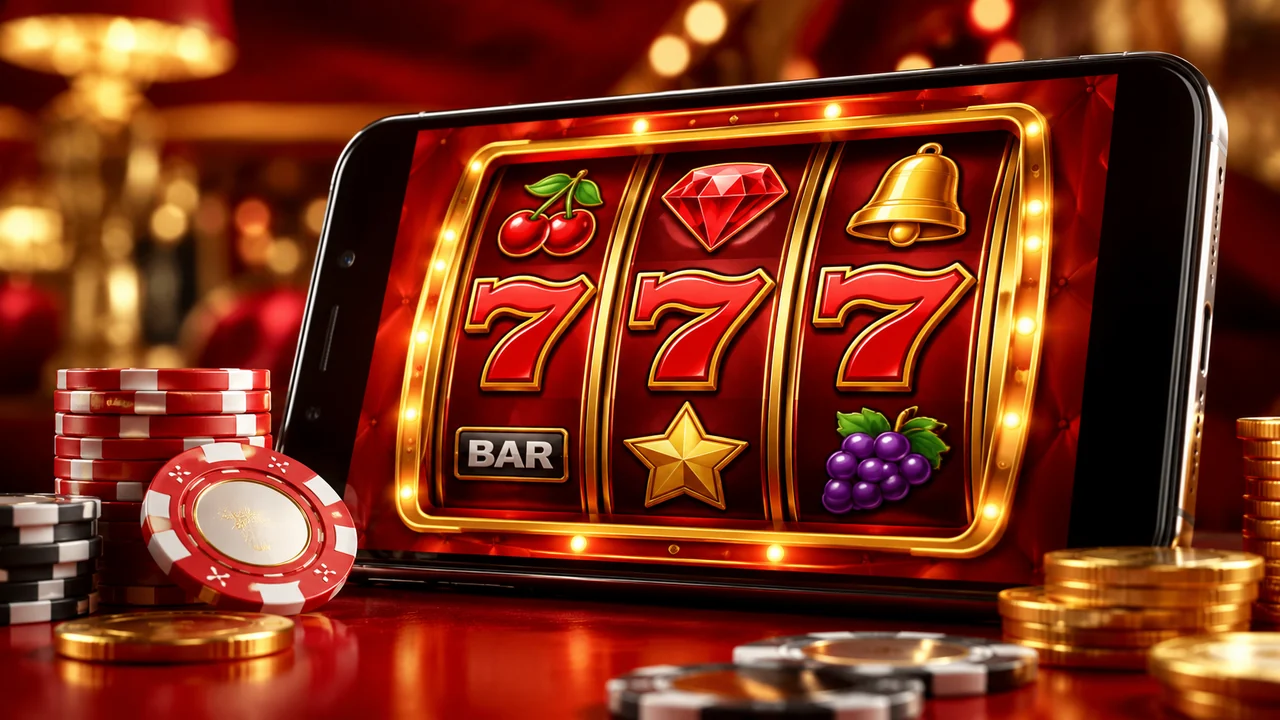 Original mobile progressive jackpot slot shown on a smartphone